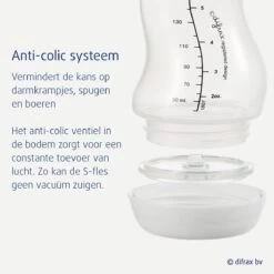 Difrax Babyfles 250 Ml Natural - Anti-Colic - Crèmewit - Duopack -Winkel voor babyproducten 1200x1200 1298