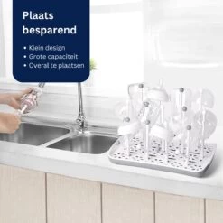 Flessen Droogrek - Flessenrek Baby - Flessendrager - Afdruiprek Babyfles - Flessen Druiprekje - Droogrek Flessen - Flessendroger -Winkel voor babyproducten 1200x1200 1306