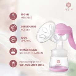 Felin Handkolf - Borstkolf - BPA Vrij - Inclusief 180 Ml Babyfles En Speen -Winkel voor babyproducten 1200x1200 1396