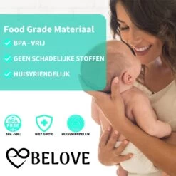 Elektrische Borstkolf - Belove - Draadloze Borstkolf - Oplaadbaar - Moedermelk - BPA-Vrij - 3 Modes - Handsfree - 2 Stuks - Turquoise -Winkel voor babyproducten 1200x1200 1404