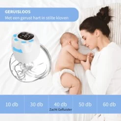 Elektrische Borstkolf - Belove - Draadloze Borstkolf - Oplaadbaar - Moedermelk - BPA-Vrij - 3 Modes - Handsfree - 2 Stuks - Blauw -Winkel voor babyproducten 1200x1200 1426
