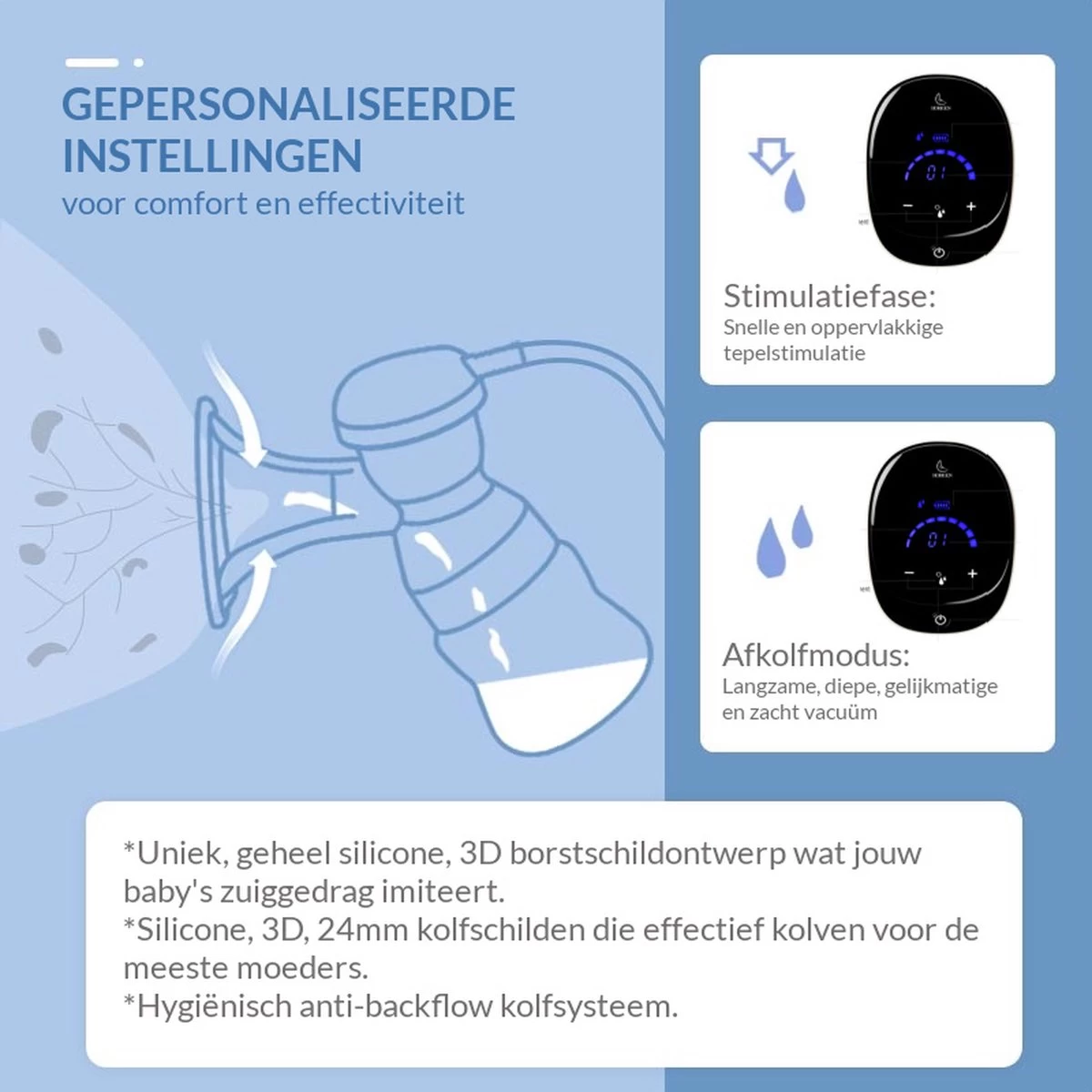 Horigen Beature Dubbelzijdige Elektrische Borstkolf 3D borstschild 24 mm Horigen Beature Dubbelzijdige Elektrische Borstkolf 3D Borstschild 24 Mm -Winkel voor babyproducten 1200x1200 1435