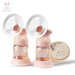 Hunnybunny® Elektrische Borstkolf Dubbel Incl. LCD Scherm - HD Touch Panel - Meerdere Zuigniveaus En Modi’s -– Kolfapparaten Electrisch – Fluisterstil En BPA Vrij