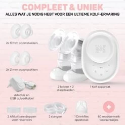 Vulpes BabyCare® Borstkolf Kolfapparaat - Dubbele Elektrische Borstkolf Met Nachtlamp - Oplaadbare Accu - Draagbaar - BPA-Vrij - Incl. 60 Moedermelkbewaarzakjes - PRO Versie 10 Vulpes BabyCare® Borstkolf Kolfapparaat - Dubbele Elektrische Borstkolf Met Nachtlamp - Oplaadbare Accu - Draagbaar - BPA-Vrij - Incl. 60 Moedermelkbewaarzakjes - PRO Versie -Winkel voor babyproducten 1200x1200 1456
