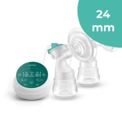 Nutrea DoubleFlow – Draadloze Dubbele Elektrische Borstkolf 24 Mm – Oplaadbare Accu -Winkel voor babyproducten 1200x1200 1460