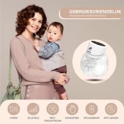 Sobia® Go Comfort - Handsfree Borstkolf - Incl. 40 Moedermelk Bewaarzakjes - BPA Vrij - 2 Stuks - Oplaadbaar - Luxe Comfort Kolfset - Incl. Borstvoeding E-Book -Winkel voor babyproducten 1200x1200 1473