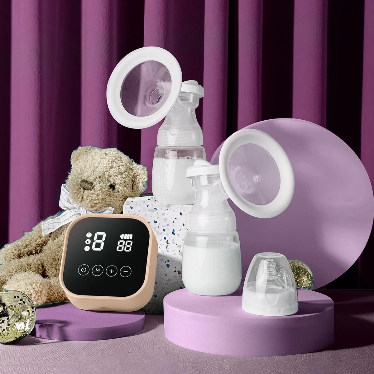 Babeza Borstkolf - Elektrische Borstkolf - Incl. 2 Babyfles 180ml - Handsfree - Oplaadbaar - Dubbele Borstkolf Babeza Borstkolf - Elektrische Borstkolf - Incl. 2 Babyfles 180ml - Handsfree - Oplaadbaar - Dubbele Borstkolf -Winkel voor babyproducten 1200x1200 1488