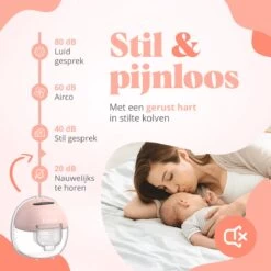 Evite Elektrische Draadloze Borstkolf – Handsfree & Draagbaar – BPA-Vrij – Dubbele Borstkolf – Met E-Book - Roze -Winkel voor babyproducten 1200x1200 1507