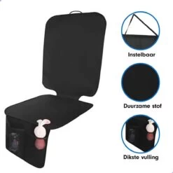 Professor Q - Autostoelhoes - Autostoelbeschermer - Autostoel Beschermer - Zwart -Winkel voor babyproducten 1200x1200 1566