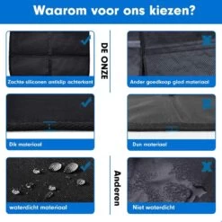 Professor Q - Autostoelhoes - Autostoelbeschermer - Autostoel Beschermer - Zwart -Winkel voor babyproducten 1200x1200 1567