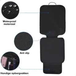 Professor Q - Autostoelhoes - Autostoelbeschermer - Autostoel Beschermer - Zwart -Winkel voor babyproducten 1200x1200 1571