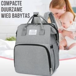 Merkloos LaGloss® Luiertas Rugtas Reiswieg Opvouwbaar GRIJS - Multifunctionele 2-in-1 Babytas - Travel Camping Reisbed Rugzak - Baby Bed Wieg Tas - Grijs 3 Merkloos LaGloss® Luiertas Rugtas Reiswieg Opvouwbaar GRIJS - Multifunctionele 2-in-1 Babytas - Travel Camping Reisbed Rugzak - Baby Bed Wieg Tas - Grijs -Winkel voor babyproducten 1200x1200 1704