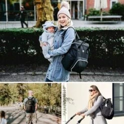 NanaBeebi Luiertas Rugzak Met Verschoonmatje - Zwart - Inclusief Flessenwarmhouder - Kinderwagenhaken En Isoleervak 7 NanaBeebi Luiertas Rugzak Met Verschoonmatje - Zwart - Inclusief Flessenwarmhouder - Kinderwagenhaken En Isoleervak -Winkel voor babyproducten 1200x1200 1710