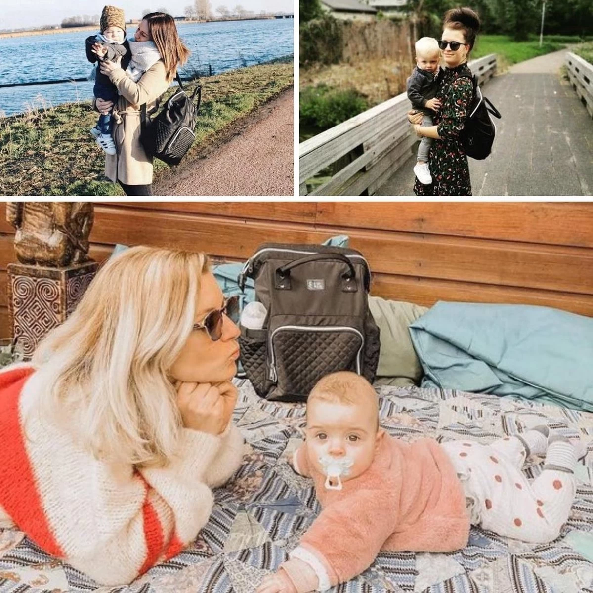 NanaBeebi Luiertas Rugzak met Verschoonmatje - Zwart - Inclusief flessenwarmhouder - kinderwagenhaken en isoleervak NanaBeebi Luiertas Rugzak Met Verschoonmatje - Zwart - Inclusief Flessenwarmhouder - Kinderwagenhaken En Isoleervak -Winkel voor babyproducten 1200x1200 1717