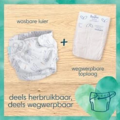 Pampers® Pampers Harmonie Hybrid - Wasbare Luier - 108 Absorberende Wegwerpbare Toplagen -Winkel voor babyproducten 1200x1200 175