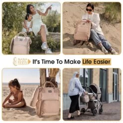 NanaBeebi Luiertas Rugzak Met Verschoonmatje - Beige Taupe - Inclusief Flessenwarmhouder - Kinderwagenhaken En Isoleervak 14 NanaBeebi Luiertas Rugzak Met Verschoonmatje - Beige Taupe - Inclusief Flessenwarmhouder - Kinderwagenhaken En Isoleervak -Winkel voor babyproducten 1200x1200 1756