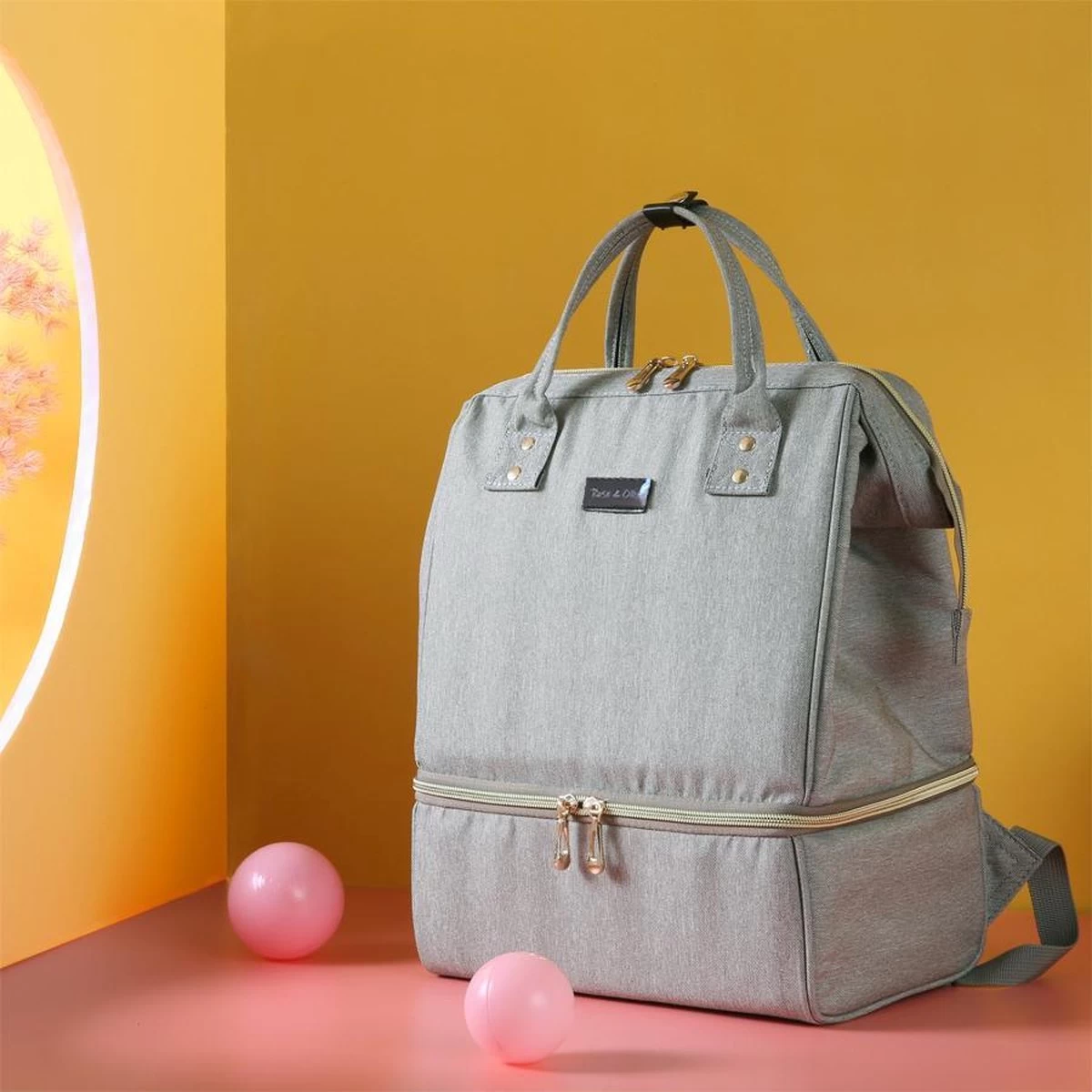 Rose & Ollie Kolftas Rugtas Grijs - Koeltas Moedermelk Rose & Ollie Kolftas Rugtas Grijs - Koeltas Moedermelk -Winkel voor babyproducten 1200x1200 1785