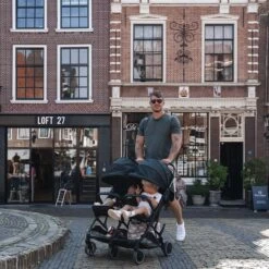 Deryan Luxe Rolo X2 Dubbele Buggy - Duo Buggy - Zwart 3 Deryan Luxe Rolo X2 Dubbele Buggy - Duo Buggy - Zwart -Winkel voor babyproducten 1200x1200 1850