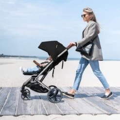 Deryan Luxe XP Buggy XL - Compact Lichtgewicht - Zwart - Aluminium Frame -Winkel voor babyproducten 1200x1200 1893