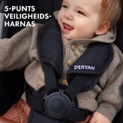 Deryan Luxe XP Buggy XL - Compact Lichtgewicht - Zwart - Aluminium Frame -Winkel voor babyproducten 1200x1200 1894