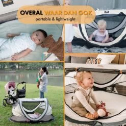 Deryan Peuter Luxe Campingbedje – Inclusief Zelfopblaasbare Matras - Cream -Winkel voor babyproducten 1200x1200 1917