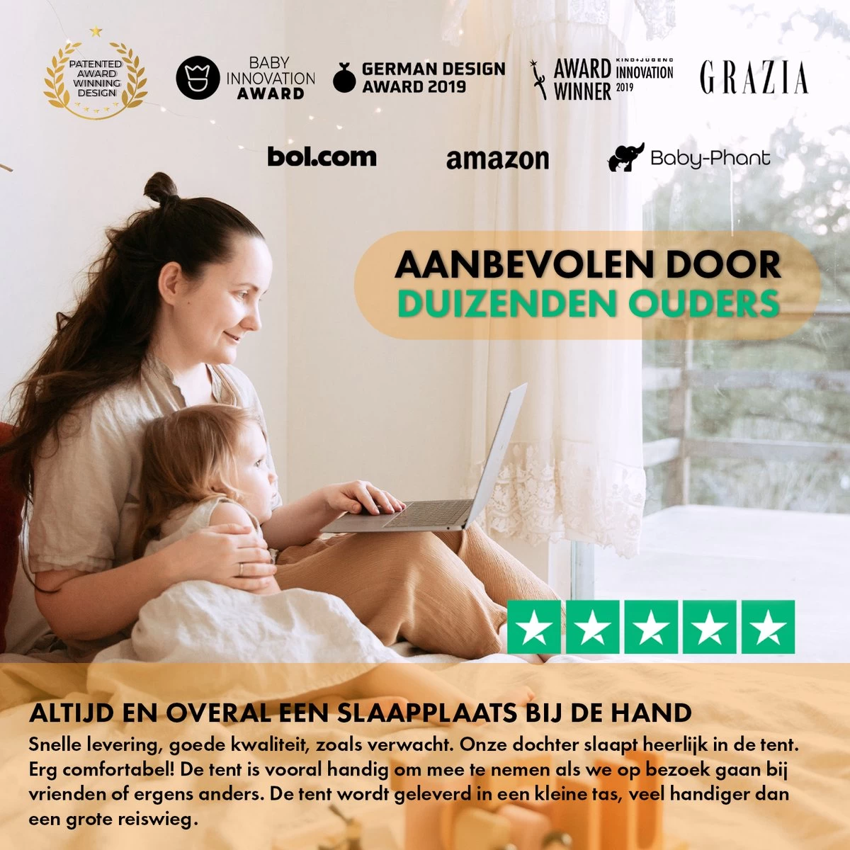 Deryan Baby Luxe Campingbedje – Inclusief zelfopblaasbare matras - Cream Deryan Baby Luxe Campingbedje – Inclusief Zelfopblaasbare Matras - Cream -Winkel voor babyproducten 1200x1200 1945