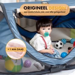 Deryan Peuter Luxe Campingbedje – Inclusief Zelfopblaasbare Matras - Blue -Winkel voor babyproducten 1200x1200 1947