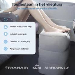 Vliegtuigbedje - Reiskussen - Voetensteun - Multifunctioneel Opblaasbaar Kussen Voor In Het Vliegtuig - Auto - Trein -Winkel voor babyproducten 1200x1200 1999