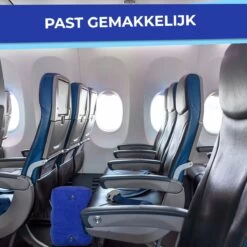 Merkloos Voetensteun - Vliegtuigbedje - Premium Quality - Reisbedje - 3 Hoogtestanden - Vliegtuig Kussen - Voetenbankje Of Poef - Met Opbergzakje & Pomp - Grijs -Winkel voor babyproducten 1200x1200 2005