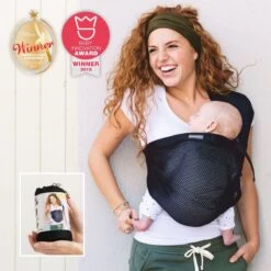 Minimonkey Mini Sling Draagzak - Zwart 12 Minimonkey Mini Sling Draagzak - Zwart -Winkel voor babyproducten 1200x1200 2147