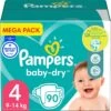 Pampers® Pampers - Baby Dry - Maat 4 - Mega Pack - 90 Luiers 1 Pampers® Pampers - Baby Dry - Maat 4 - Mega Pack - 90 Luiers -Winkel voor babyproducten 1200x1200 219