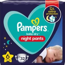 Pampers® Pampers - Night Pants - Maat 6 - Small Pack - 32 Luierbroekjes -Winkel voor babyproducten 1200x1200 241