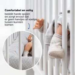Fillikid Bedbumper 190 X 9 Cm Bedomrander Ledikant - Grijs Wit Stippen 6 Fillikid Bedbumper 190 X 9 Cm Bedomrander Ledikant - Grijs Wit Stippen -Winkel voor babyproducten 1200x1200 2477