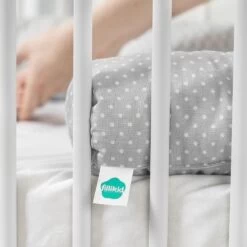 Fillikid Bedbumper 190 X 9 Cm Bedomrander Ledikant - Grijs Wit Stippen 10 Fillikid Bedbumper 190 X 9 Cm Bedomrander Ledikant - Grijs Wit Stippen -Winkel voor babyproducten 1200x1200 2481