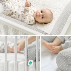 Fillikid Bedbumper 190 X 9 Cm Bedomrander Ledikant - Grijs Wit Stippen 15 Fillikid Bedbumper 190 X 9 Cm Bedomrander Ledikant - Grijs Wit Stippen -Winkel voor babyproducten 1200x1200 2486