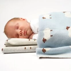 Snufie Babydeken 100% Bamboe Katoen Extra Zacht 100x80cm | Pluisvrije Deken | Premium Babydekens Voor Wieg En Ledikant | Schaap Grijs -Winkel voor babyproducten 1200x1200 2539
