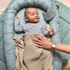 Jollein Baby Deken Ledikant 100x150cm Basic Knit - Nougat -Winkel voor babyproducten 1200x1200 2542