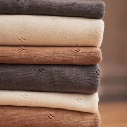 Jollein Baby Deken Wieg 75x100cm Pointelle - Biscuit -Winkel voor babyproducten 1200x1200 2579