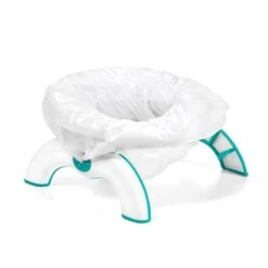 OXO Tot 2-in-1 Plaspotje En WC Verkleiner - Plaspotje Voor Onderweg - Potjes - Potje Peuter- Wit/Teal -Winkel voor babyproducten 1200x1200 258