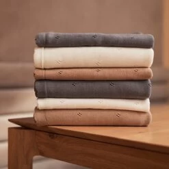 Jollein Baby Deken Wieg 75x100cm Pointelle - Biscuit -Winkel voor babyproducten 1200x1200 2581