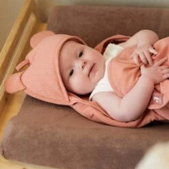 Jollein Wikkeldeken Basic Stripe - Rosewood -Winkel voor babyproducten 1200x1200 2602