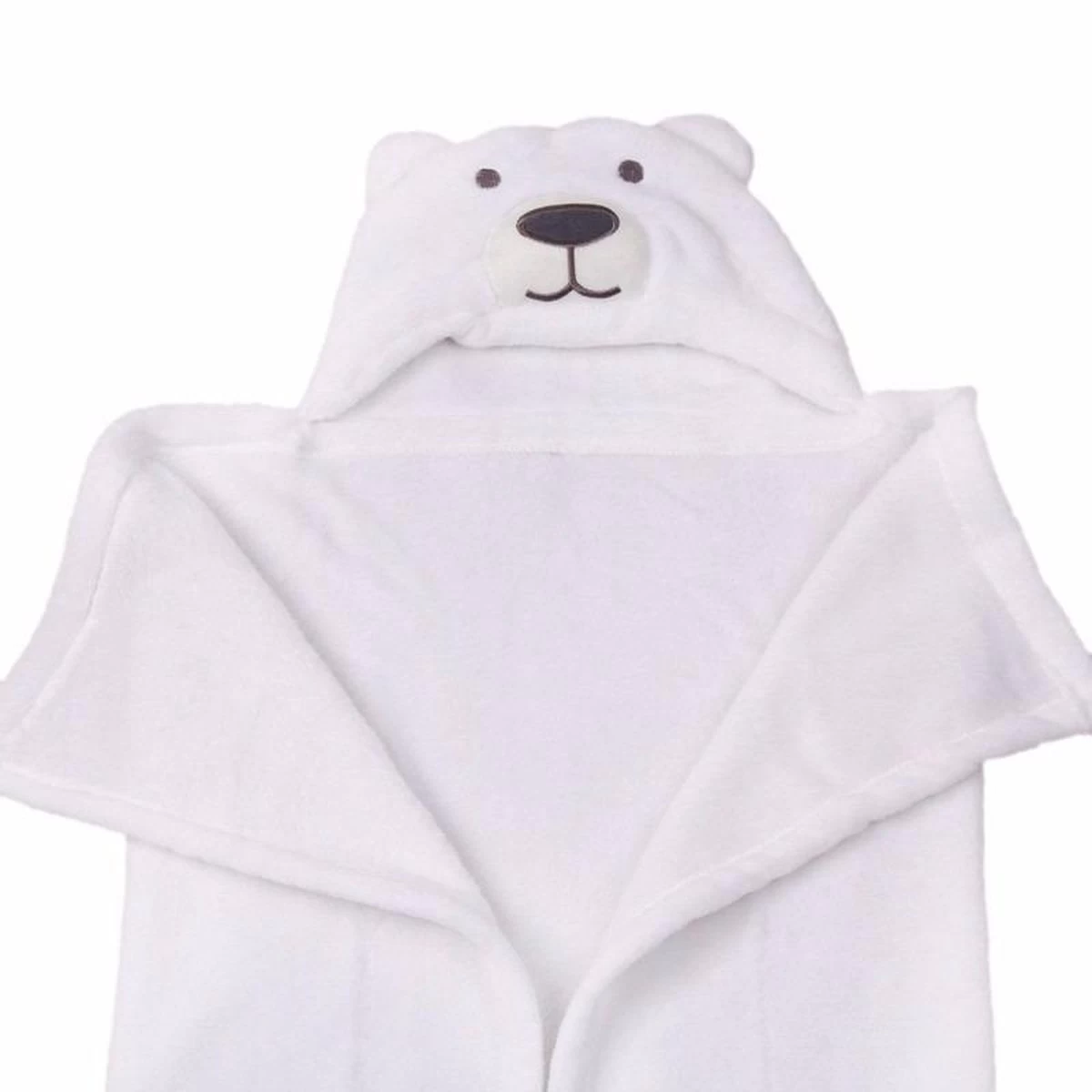 Witte Beer Baby Badcape met Capuchon - Wikkeldeken - Fleece Deken - Kraamcadeau Merkloos Witte Beer Baby Badcape Met Capuchon - Wikkeldeken - Fleece Deken - Kraamcadeau -Winkel voor babyproducten 1200x1200 2603