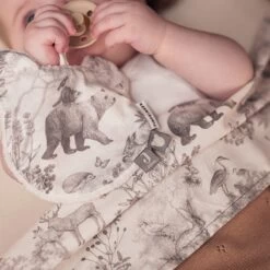 Jollein Baby Laken Wieg 75x100cm Pimpelmees - Forest Animals -Winkel voor babyproducten 1200x1200 2662