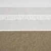 Meyco Ruffle Wieglaken - Offwhite - 75x100cm
