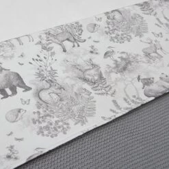Jollein Baby Laken Ledikant 120x150cm Pimpelmees - Forest Animals -Winkel voor babyproducten 1200x1200 2708