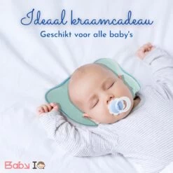 Baby IQ Orthopedisch Baby Hoofdkussen – Traagschuim – Tegen Plat Achterhoofd – Baby Kussen Plat Hoofd - Kraamcadeau – Blauw – Incl Gratis Bandana Slabber -Winkel voor babyproducten 1200x1200 2736