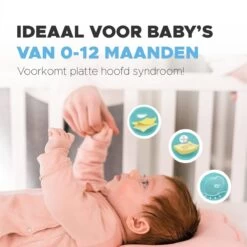 Baby Kussen Plat Hoofd - Slaapondersteuning Hoofdkussen - 0-12 Maanden - Orthopedisch - Inclusief E-book & Bestekset - Kraampakket - Kraamcadeau - Blauw -Winkel voor babyproducten 1200x1200 2737