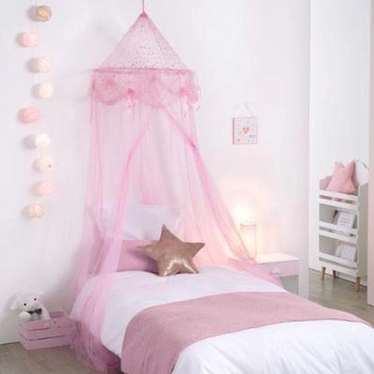 Decopatent® Prinsessen Klamboe kinderkamer - Klamboe Baby kamer - Klamboe 1 persoons - Voor boven bed - Roze - 60 x 60 x 250 Cm Merkloos Decopatent® Prinsessen Klamboe Kinderkamer - Klamboe Baby Kamer - Klamboe 1 Persoons - Voor Boven Bed - Roze - 60 X 60 X 250 Cm -Winkel voor babyproducten 1200x1200 2823