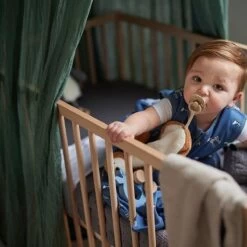 Jollein Baby Klamboe Vintage 245cm - Ash Green 7 Jollein Baby Klamboe Vintage 245cm - Ash Green -Winkel voor babyproducten 1200x1200 2840