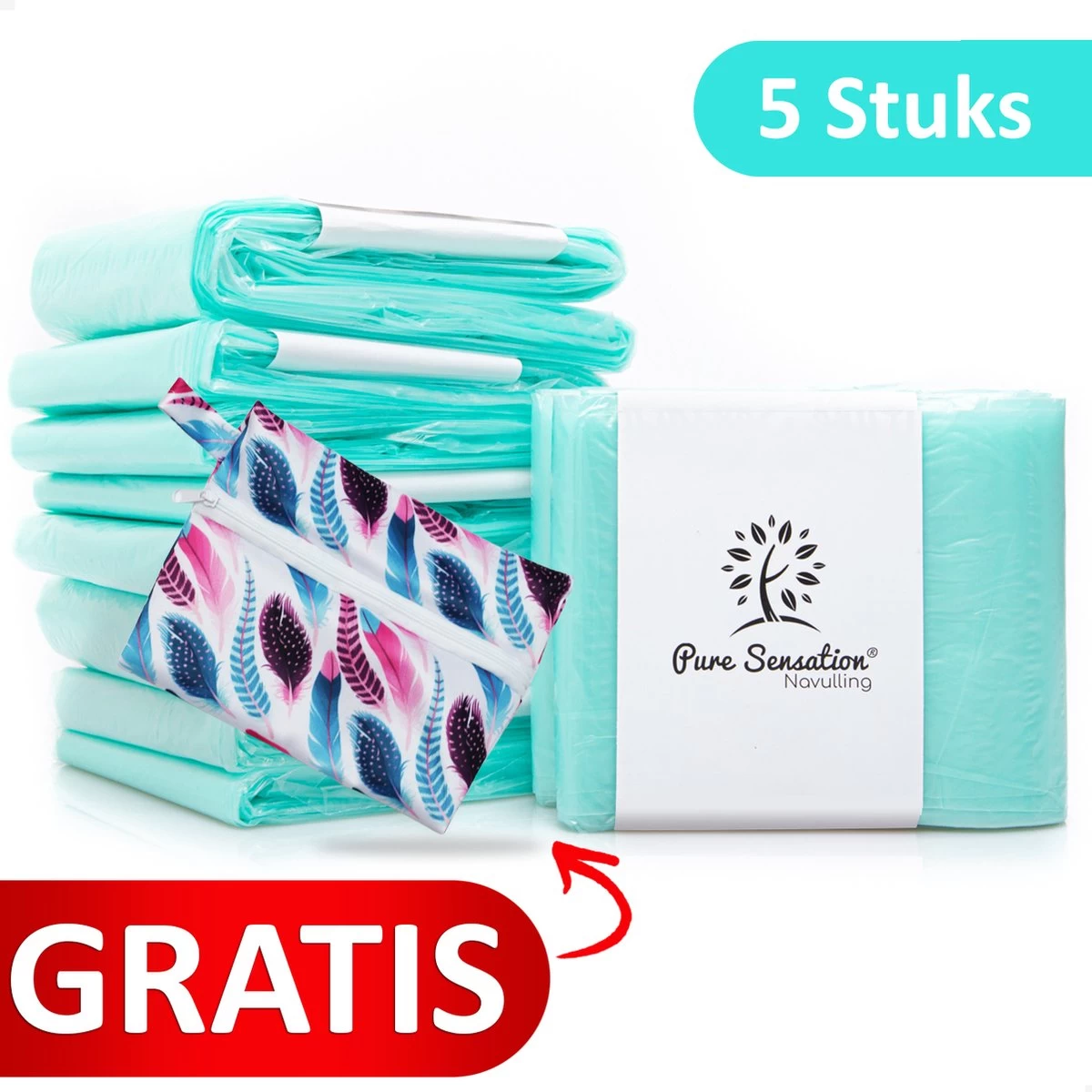 Pure Sensation® Luieremmer Navulling - 5 stuks - Geschikt voor Korbell - Inclusief Extra Luier Etui - Navullingen 15/16 liter - Luieremmer Zakken - Luieremmernavullingen - Luieremmers - Korbell Luieremmer – Luierzakjes Wegwerp - Korbell Navulling Pure Sensation® Luieremmer Navulling - 5 Stuks - Geschikt Voor Korbell - Inclusief Extra Luier Etui - Navullingen 15/16 Liter - Luieremmer Zakken - Luieremmernavullingen - Luieremmers - Korbell Luieremmer – Luierzakjes Wegwerp - Korbell Navulling -Winkel voor babyproducten 1200x1200 326